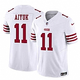 Men & Women & Youth San Francisco 49ers #11 Brandon Aiyuk White 2023 F.U.S.E. Vapor Limited Jersey,baseball caps,new era cap wholesale,wholesale hats